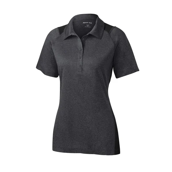 Sport-Tek® Women's Heather Color lock Contender Polo... from ASI 57371 Eyevertising
