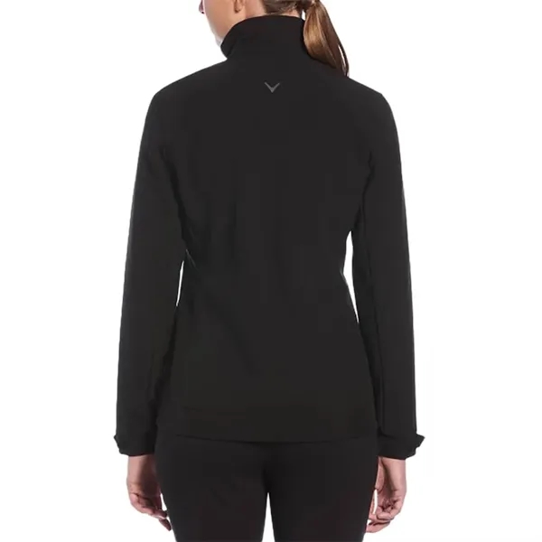The Callaway Women's Long Sleeve Soft Shell Full Zip Jacket is... from ASI 61005 Hirsch Gift Inc
