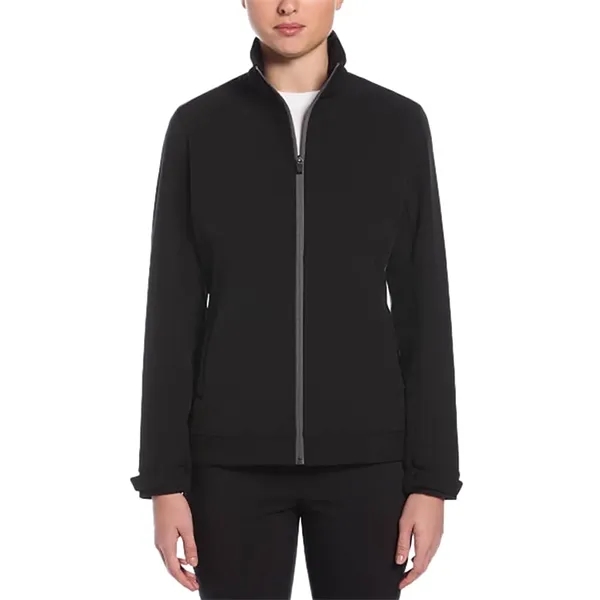 The Callaway Women's Long Sleeve Soft Shell Full Zip Jacket is... from ASI 61005 Hirsch Gift Inc