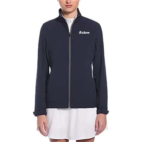 The Callaway Women's Long Sleeve Soft Shell Full Zip Jacket is... from ASI 61005 Hirsch Gift Inc