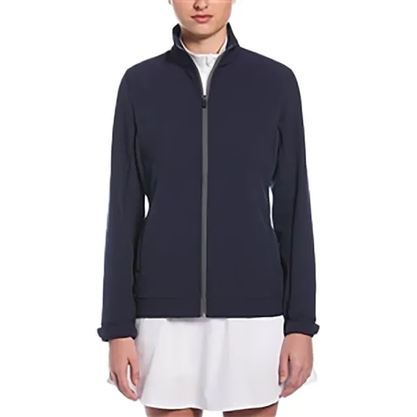 The Callaway Women's Long Sleeve Soft Shell Full Zip Jacket is... from ASI 61005 Hirsch Gift Inc