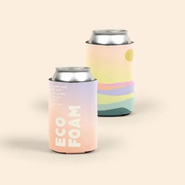 Four-color process eco-can insulator, 1/8" thick high-density open-cell scuba foam.... from ASI 74710 Numo / NUMO