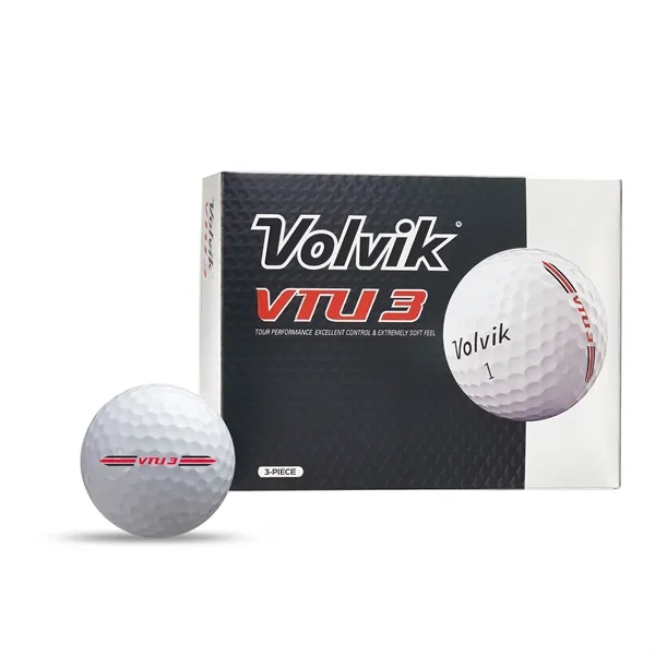 Volvik VTU3 golf balls; Box contains 12 white balls and includes... from ASI 38120 Ball Pro / Diversified Quality Kitchenware