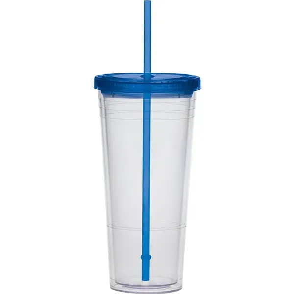 24 oz. extra large carnival cup with color lid and color... from ASI 71920 Moderne Glass Company Inc / Glass America®