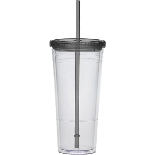 24 oz. extra large carnival cup with color lid and color... from ASI 71920 Moderne Glass Company Inc / Glass America®