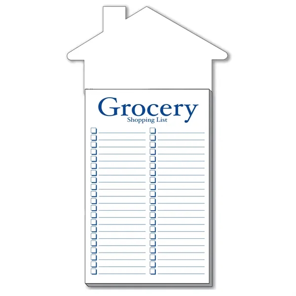 House shaped magnet featuring a 40-sheet notepad with stock design notepad... from ASI 54040 Fey Promo / Magna-Tel by Fey