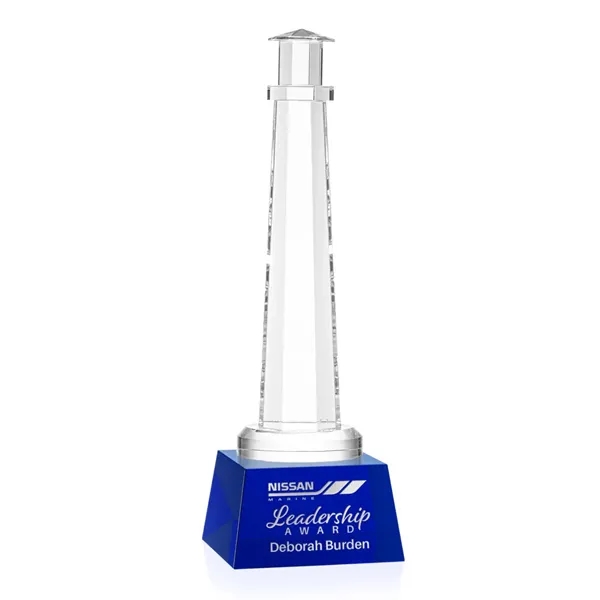 Lighthouse Award on Robson Base - Blue... from ASI 84592 St Regis Group / St Regis
