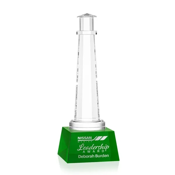 Lighthouse Award on Robson Base - Green... from ASI 84592 St Regis Group / St Regis