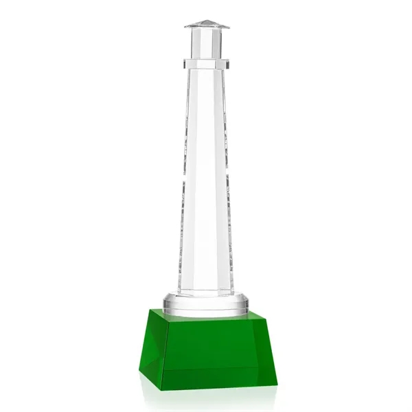 Lighthouse Award on Robson Base - Green... from ASI 84592 St Regis Group / St Regis