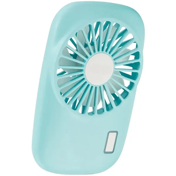Mini cooling fan that's rechargeable, waterproof and lightweight.... from ASI 39552 BEL Promo