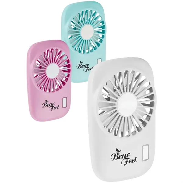 Mini cooling fan that's rechargeable, waterproof and lightweight.... from ASI 39552 BEL Promo