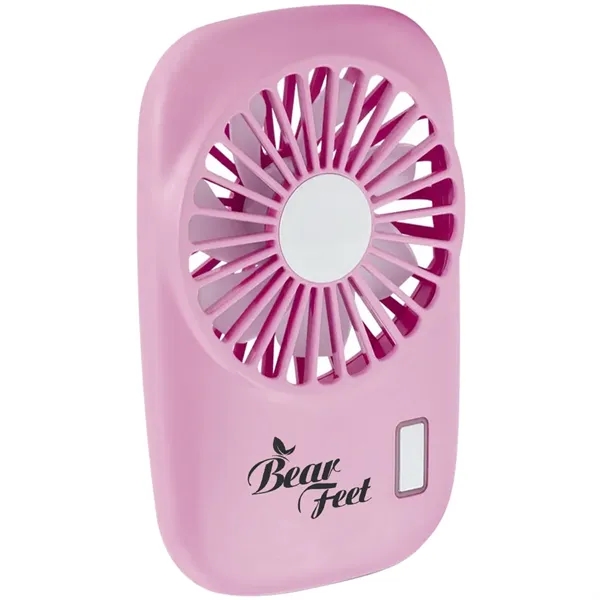 Mini cooling fan that's rechargeable, waterproof and lightweight.... from ASI 39552 BEL Promo