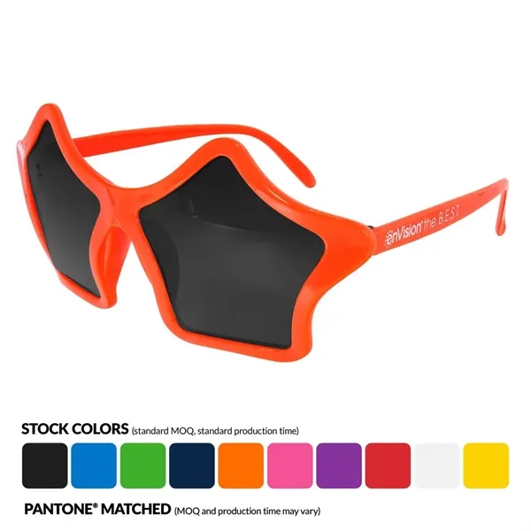 Star Shaped Sunglasses... from ASI 57371 Eyevertising
