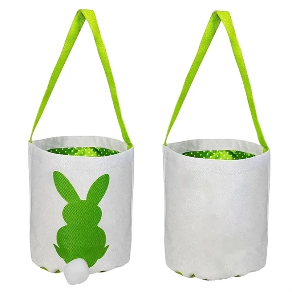 Easter eggs bunny rabbit tote bag plus full color sublimation printing... from ASI 37218 Athena Promo (tm)