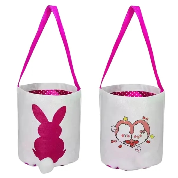 Easter eggs bunny rabbit tote bag plus full color sublimation printing... from ASI 37218 Athena Promo (tm)