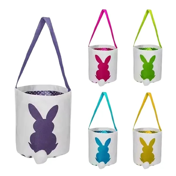 Easter eggs bunny rabbit tote bag plus full color sublimation printing... from ASI 37218 Athena Promo (tm)