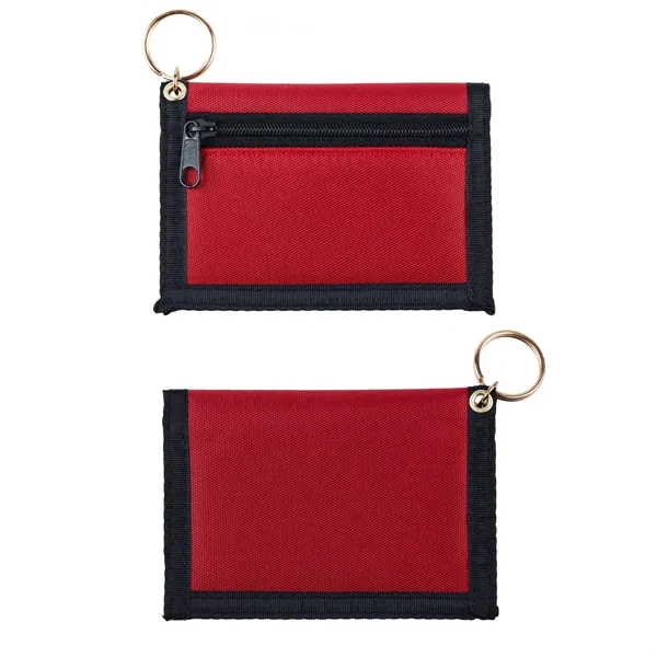 Keyring wallet made of nylon with clear interior pockets and hook... from ASI 57655 STOPNGO Line
