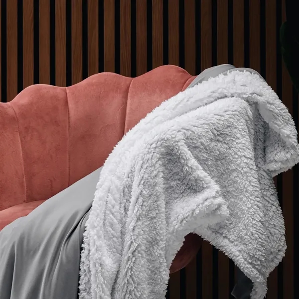 50" x 60" sherpa fleece blanket includes up to 8000 stitched... from ASI 57655 STOPNGO Line