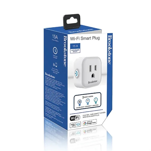 Control your favorite "non-smart" devices with the Brookstone Wi-Fi Smart Plug!... from ASI 61005 Hirsch Gift Inc / HG TECH HG