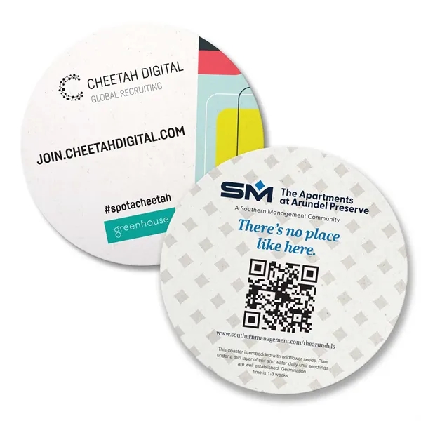 Hemp Eco-friendly coaster.... from ASI 40646 Bloomin Promotions / Bloomin' Promotions™