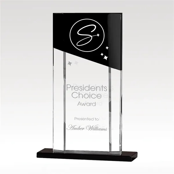 Clear and black crystal pair for a stunningly elegant contrast... from ASI 93986 Visions/Awardcraft