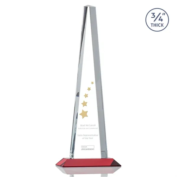 Features a statuesque Starfire Crystal piece with a Ruby base... from ASI 84592 St Regis Group / St Regis