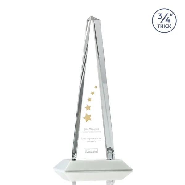 Features a statuesque Starfire Crystal piece with a White base... from ASI 84592 St Regis Group / St Regis