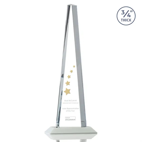 Features a statuesque Starfire Crystal piece with a White base... from ASI 84592 St Regis Group / St Regis