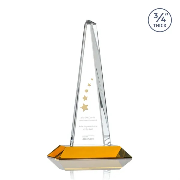 Features a statuesque Starfire Crystal piece with an Amber base... from ASI 84592 St Regis Group / St Regis