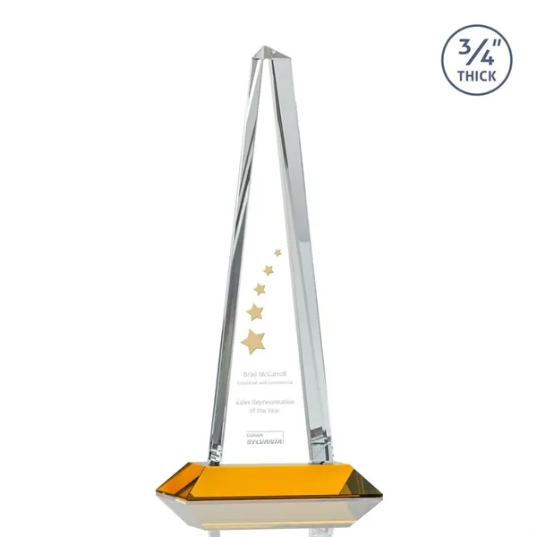 Features a statuesque Starfire Crystal piece with an Amber base... from ASI 84592 St Regis Group / St Regis