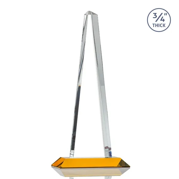 Features a statuesque Starfire Crystal piece with an Amber base... from ASI 84592 St Regis Group / St Regis