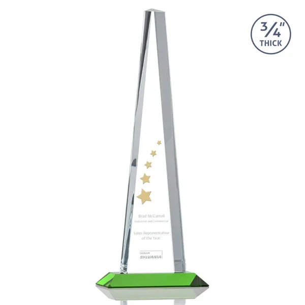 Features a statuesque Starfire Crystal piece with an Emerald base... from ASI 84592 St Regis Group / St Regis