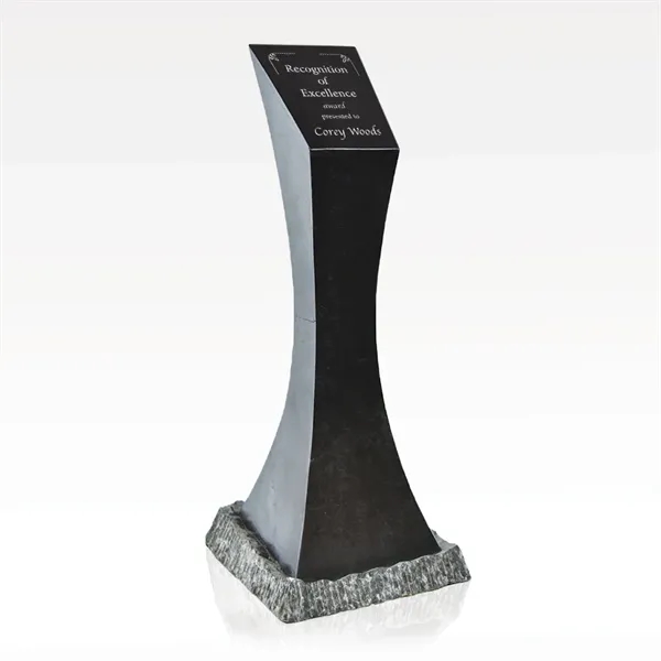 Stiletto is a stylish, smooth and sleek black marble design with... from ASI 93986 Visions/Awardcraft