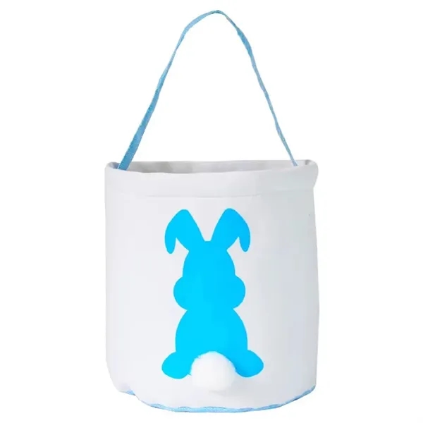 Easter eggs bunny canvas tote bag plus 1 color silkscreen on... from ASI 37218 Athena Promo (tm)