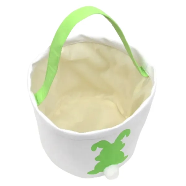 Easter eggs bunny canvas tote bag plus 1 color silkscreen on... from ASI 37218 Athena Promo (tm)