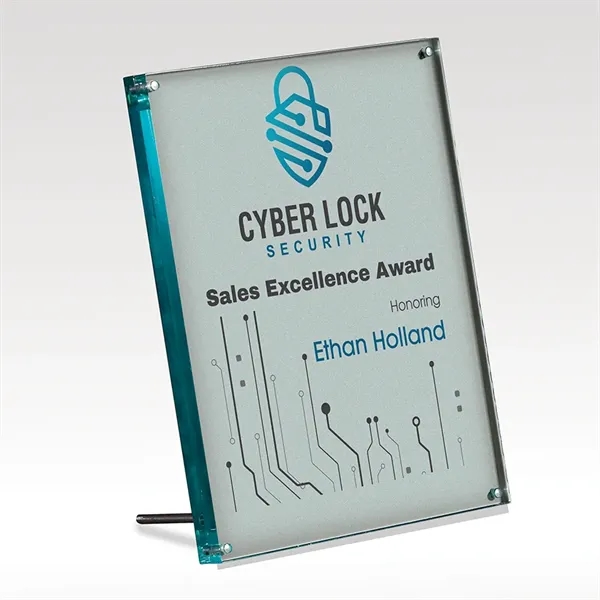An acrylic certificate holder displays accomplishments while protecting the documents.... from ASI 93986 Visions/Awardcraft / Visions Awards
