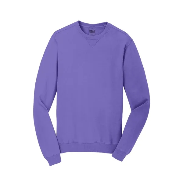 Port & Company® Beach Wash Garment-Dyed Crewneck Sweatshirt... from ASI 57371 Eyevertising