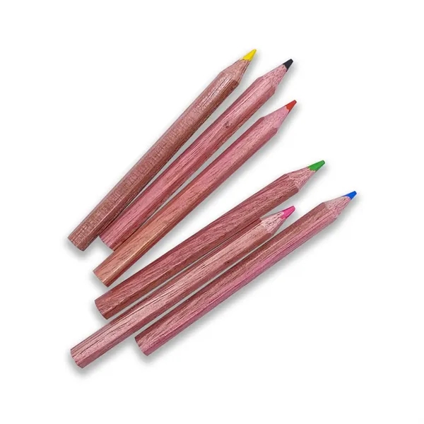 6-piece colored pencil set in kraft box with full color imprint.... from ASI 63549 Jornik Manufacturing Corp / Jornik