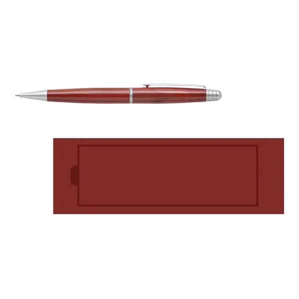 Ballpoint pen in wooden box.... from ASI 39552 BEL Promo