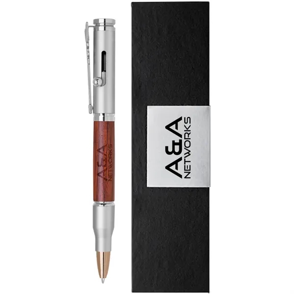 Bolt-action ballpoint pen in gift box.... from ASI 39552 BEL Promo