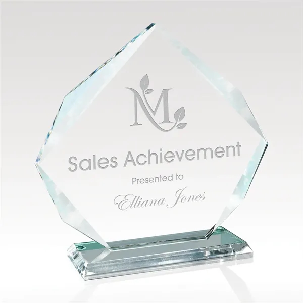 Pure glass award with a generous 3 1/2" x 3 1/2"... from ASI 93986 Visions/Awardcraft / Visions Awards