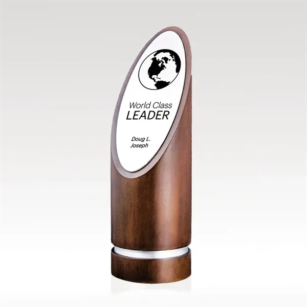 Positano award wood with metal accents.... from ASI 93986 Visions/Awardcraft / Visions Awards