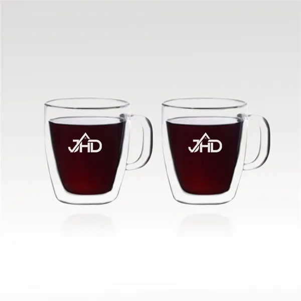 Set of two, 12 ounce, double wall insulated mugs.... from ASI 93986 Visions/Awardcraft
