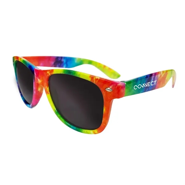 Sunglasses with groovy tie-dye design.... from ASI 63549 Jornik Manufacturing Corp