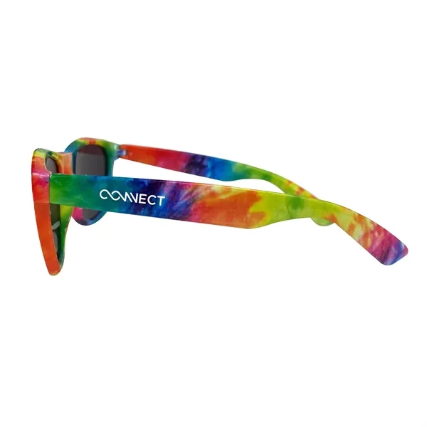 Sunglasses with groovy tie-dye design.... from ASI 63549 Jornik Manufacturing Corp