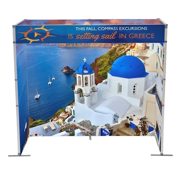 The Journey display attaches to frame, featuring eco-friendly dye-sublimated graphics and... from ASI 87188 Showdown Displays