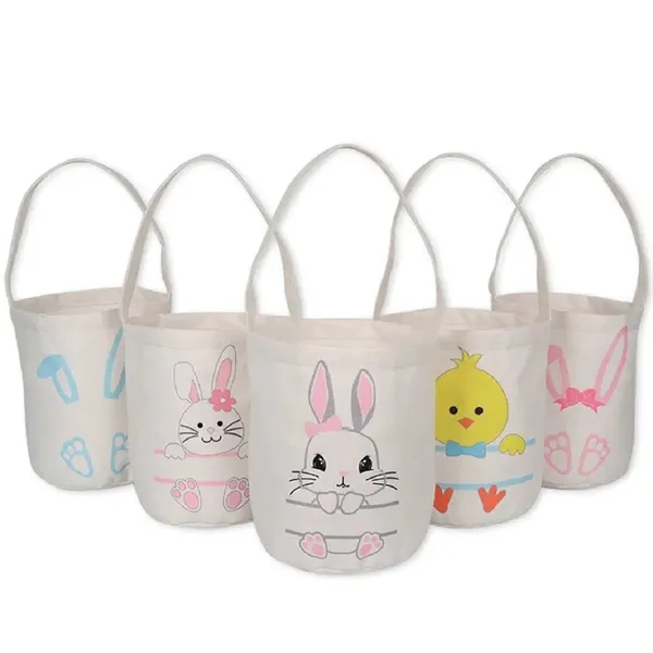 Easter eggs polyester tote bag plus 1 color silkscreen imprint on... from ASI 37218 Athena Promo (tm)