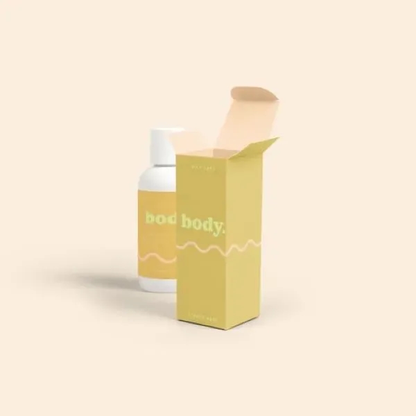 This box is specially sized for our 4oz Lotion/Wash Bottle.... from ASI 74710 Numo