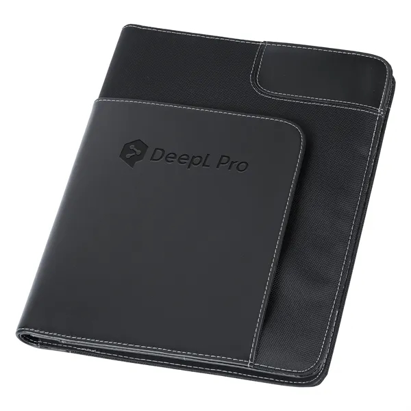 Simulated leather flip padfolio with interior file pocket.... from ASI 46755 Cosmo Promos
