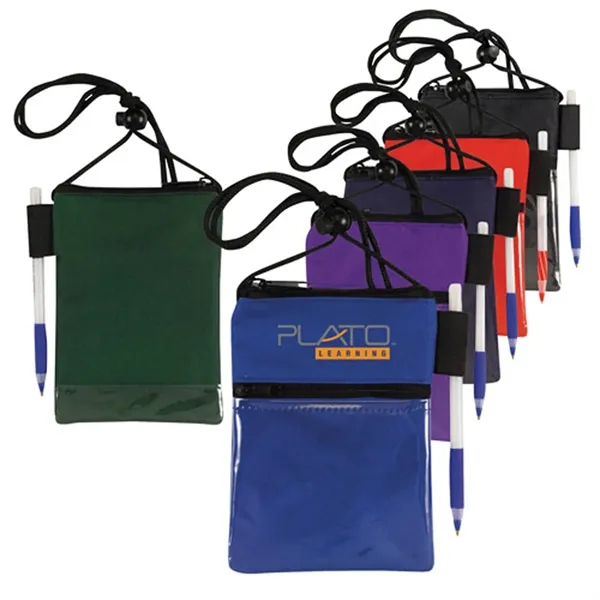Dual compartment neck wallet / badge holder.... from ASI 37455 Atteff International Inc